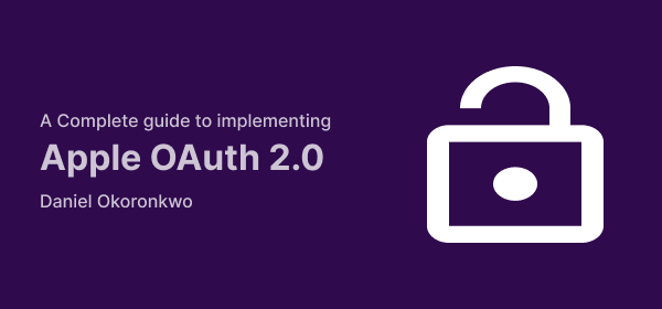 Apple OAuth 2.0 banner